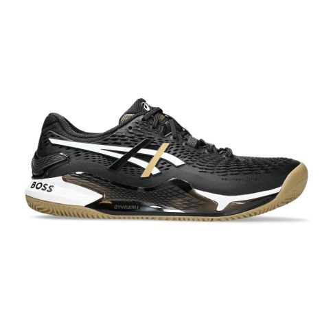 Tênis Asics Gel Resolution 9 Clay X Hugo Boss - Preto e Marrom